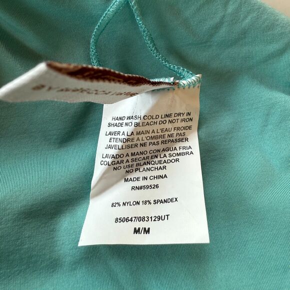 NWT BECCA by Rebecca Virtue Color Code Bristol Plunge One-Piece in Mineral Blue - Picture 10 of 14